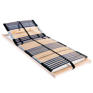 vidaXL 42-Slat 7-Zone Bed Base 90x200 cm