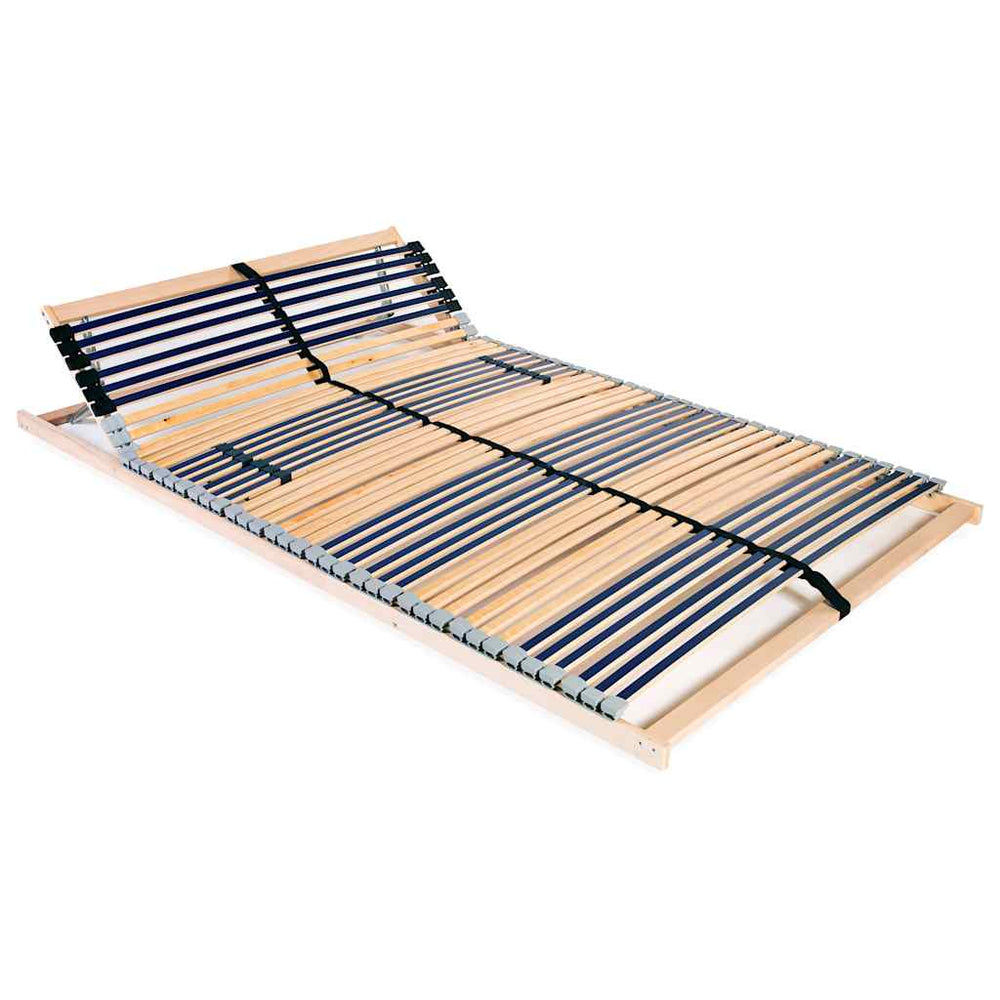 vidaXL 42-Slat Bed Base 7 Zones 120x200 cm
