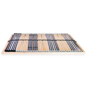 vidaXL 42-Slat Bed Base 7 Zones 140x200 cm