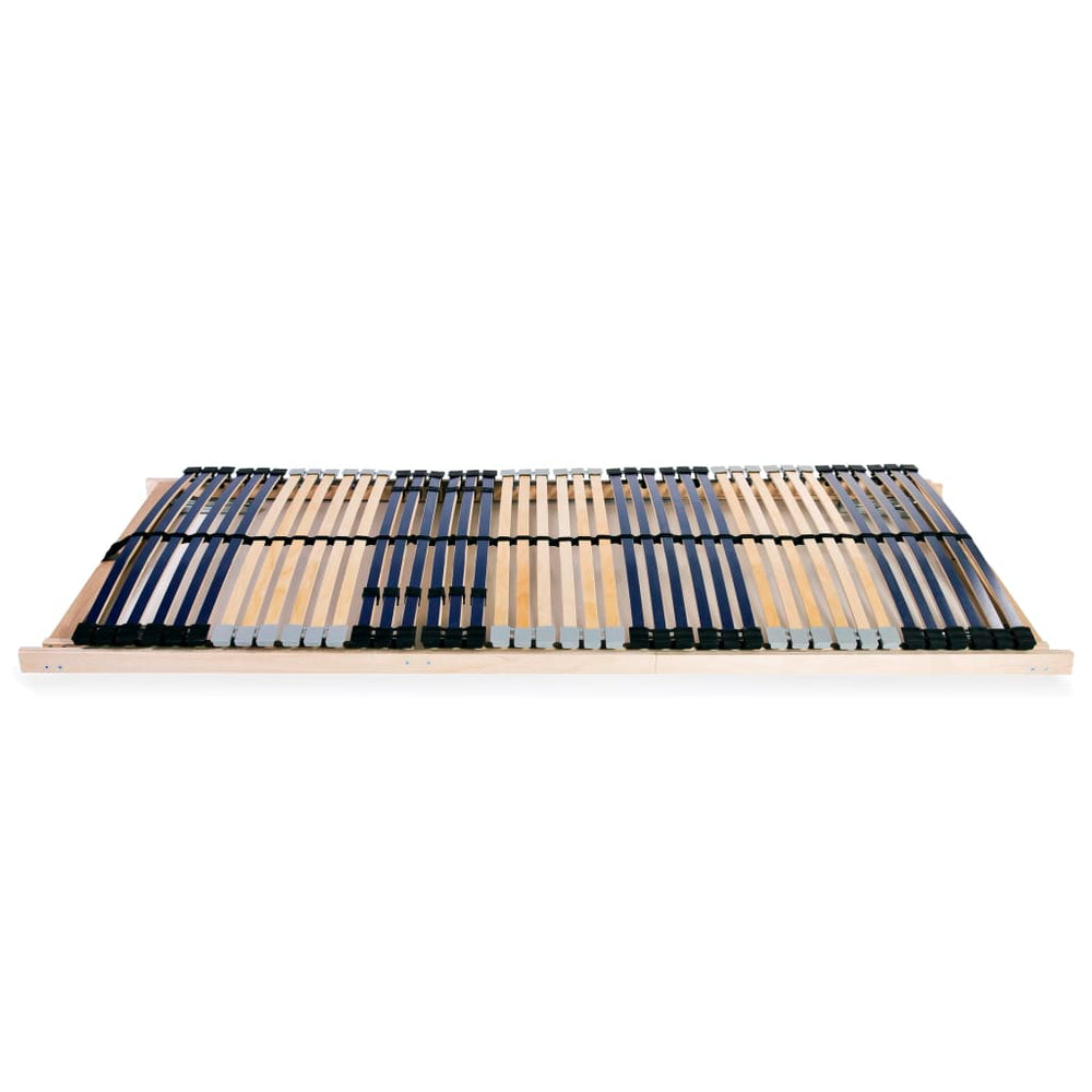 vidaXL 42-Slat Bed Base 7 Zones 80x200 cm