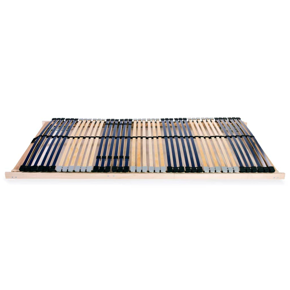 vidaXL 7-Zone Slatted Bed Base with 42 Slats 100x200 cm