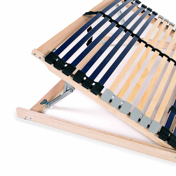vidaXL 42-Slat Bed Base 7 Zones 120x200 cm