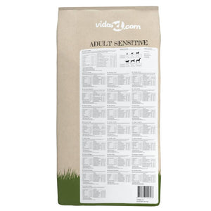 vidaXL Dry Dog Food Adult Sensitive Lamb & Rice 2 pcs 30 kg