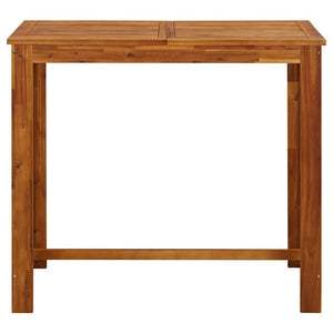 vidaXL Bar Table Solid Acacia Wood 120x60x105 cm