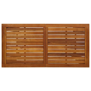 vidaXL Bar Table Solid Acacia Wood 120x60x105 cm