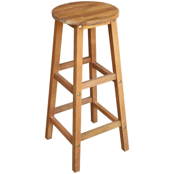 vidaXL 5-Piece Bar Table and Stool Set Solid Acacia Wood