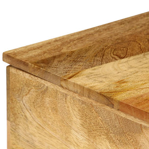 vidaXL Coffee Table Solid Mango Wood 110x55x35 cm