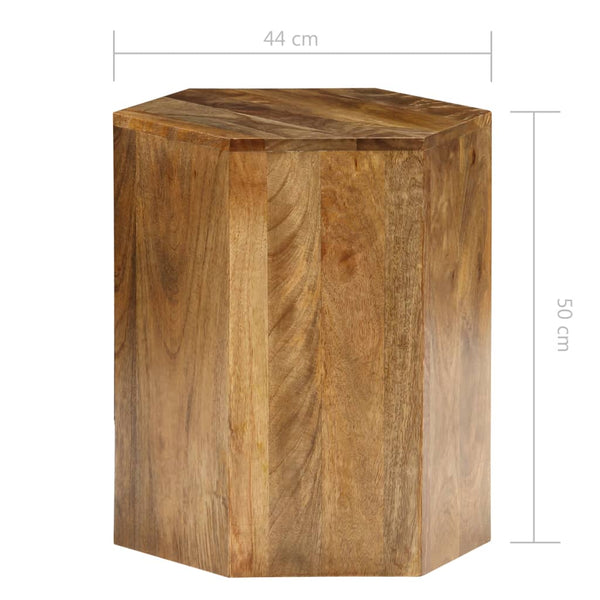 vidaXL 3-Piece Coffee Table Set Solid Mango Wood