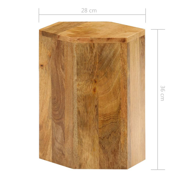 vidaXL 3-Piece Coffee Table Set Solid Mango Wood