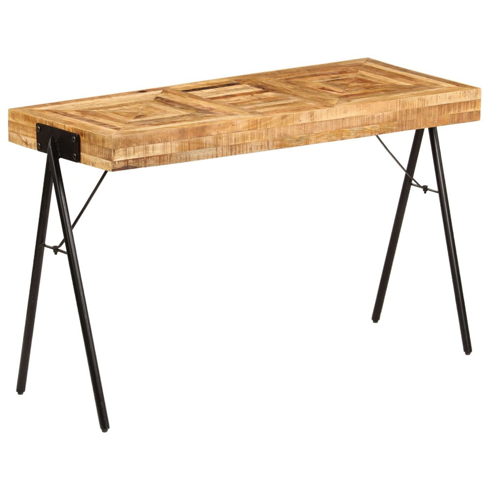 vidaXL Desk Solid Mango Wood 118 x 50 x 75 cm