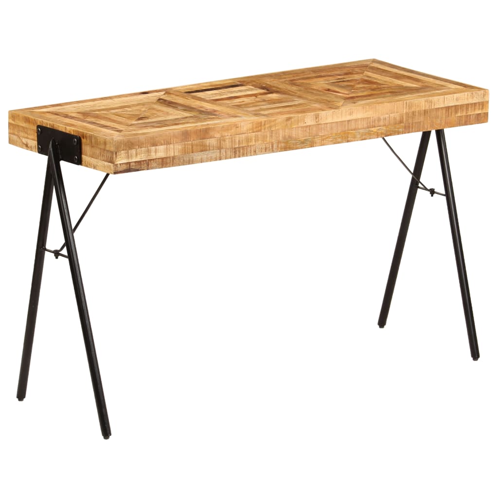 vidaXL Desk Solid Mango Wood 118 x 50 x 75 cm