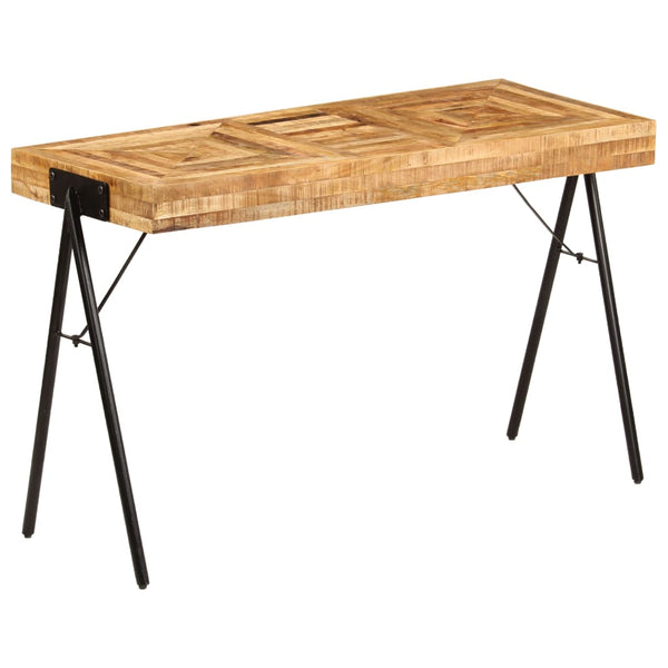 vidaXL Desk Solid Mango Wood 118 x 50 x 75 cm