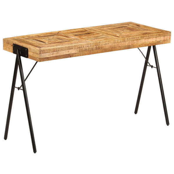 vidaXL Desk Solid Mango Wood 118 x 50 x 75 cm