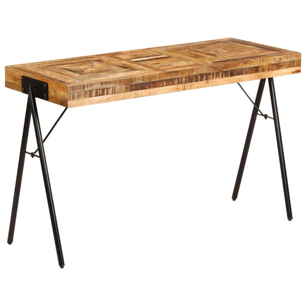 vidaXL Desk Solid Mango Wood 118 x 50 x 75 cm