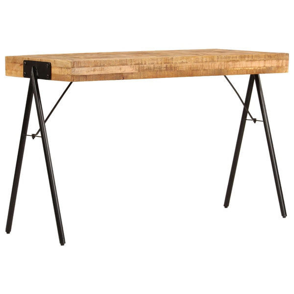 vidaXL Desk Solid Mango Wood 118 x 50 x 75 cm