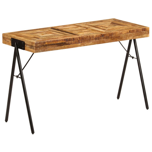 vidaXL Desk Solid Mango Wood 118 x 50 x 75 cm