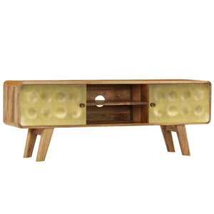 vidaXL TV Cabinet Solid Mango Wood 120x30x45 cm