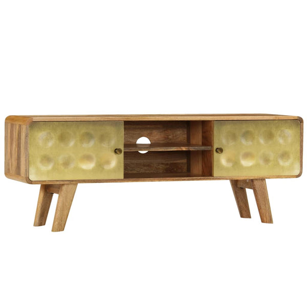vidaXL TV Cabinet Solid Mango Wood 120x30x45 cm