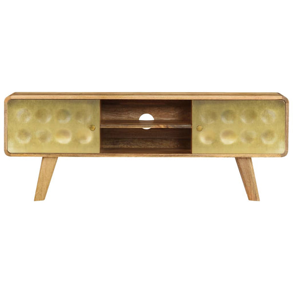 vidaXL TV Cabinet Solid Mango Wood 120x30x45 cm