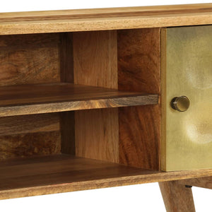 vidaXL TV Cabinet Solid Mango Wood 120x30x45 cm