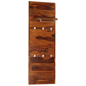 vidaXL Wall Coat Rack Solid Acacia Wood 118x40 cm