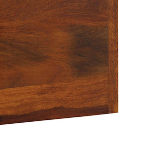 vidaXL Wall Coat Rack Solid Acacia Wood 118x40 cm