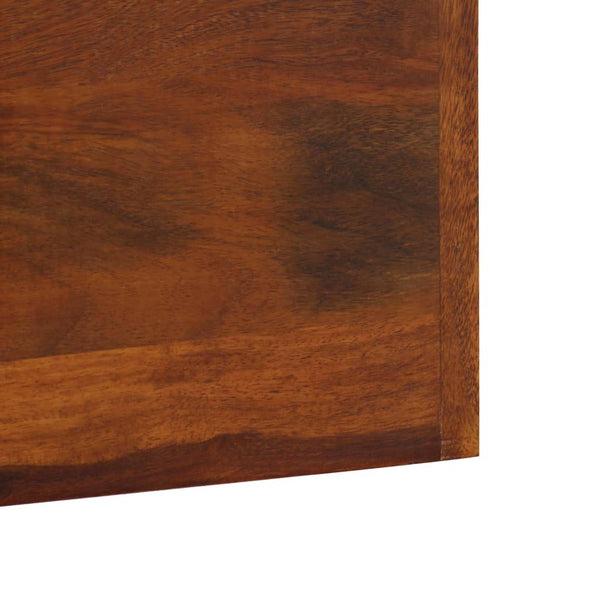 vidaXL Wall Coat Rack Solid Acacia Wood 118x40 cm
