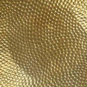 vidaXL Coffee Table Hammered Aluminium 70x30 cm Brass
