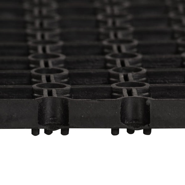 vidaXL Ring Rubber Mat 22 mm 100x150 cm