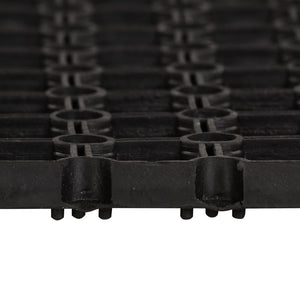 vidaXL Ring Rubber Mat 22 mm 100x150 cm
