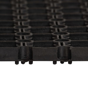 vidaXL Ring Rubber Mat 22 mm 100x200 cm
