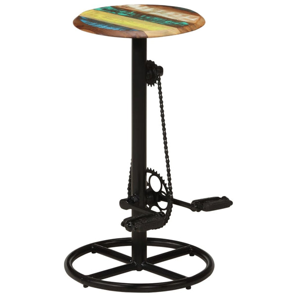 vidaXL Bar Stools 2 pcs Solid Reclaimed Wood