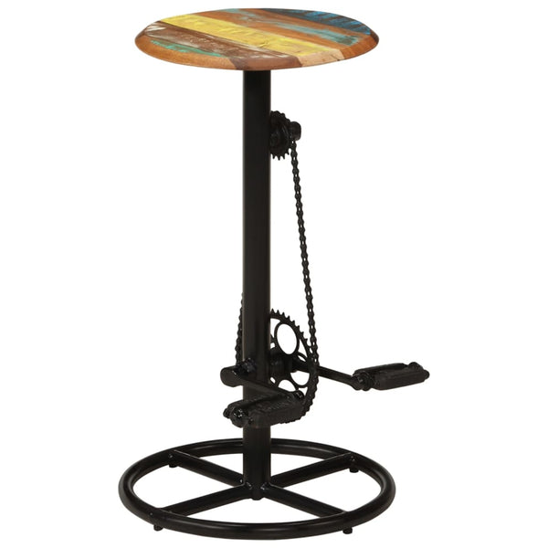 vidaXL Bar Stools 2 pcs Solid Reclaimed Wood