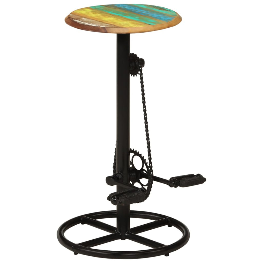 vidaXL Bar Stools 2 pcs Solid Reclaimed Wood