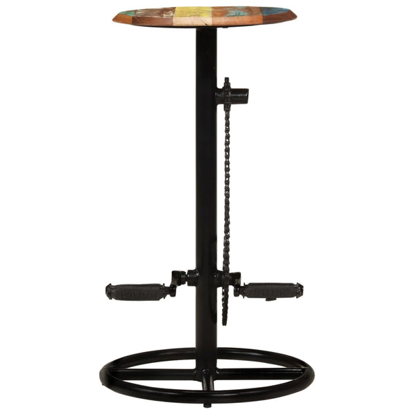 vidaXL Bar Stools 2 pcs Solid Reclaimed Wood