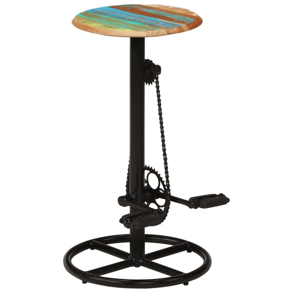 vidaXL Bar Stools 2 pcs Solid Reclaimed Wood