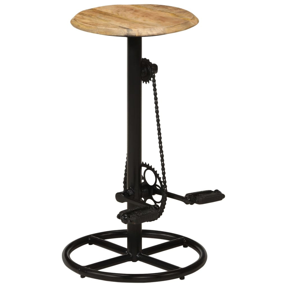 vidaXL Bar Stools 2 pcs. Solid Mango Wood