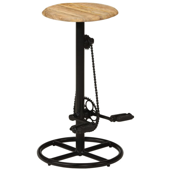 vidaXL Bar Stools 2 pcs. Solid Mango Wood