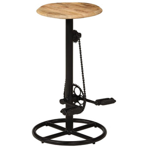 vidaXL Bar Stools 2 pcs. Solid Mango Wood