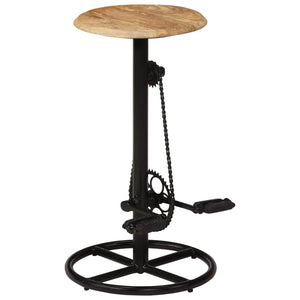vidaXL Bar Stools 2 pcs. Solid Mango Wood