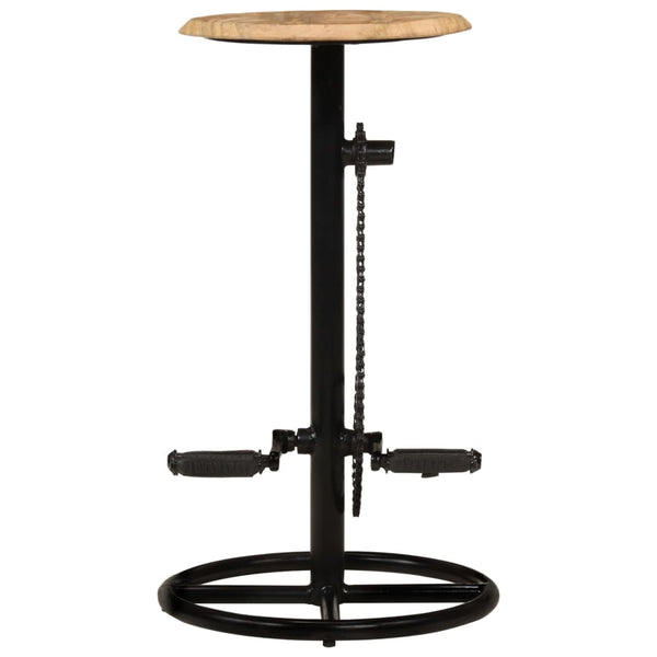 vidaXL Bar Stools 2 pcs. Solid Mango Wood
