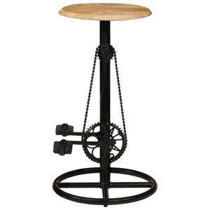 vidaXL Bar Stools 2 pcs. Solid Mango Wood