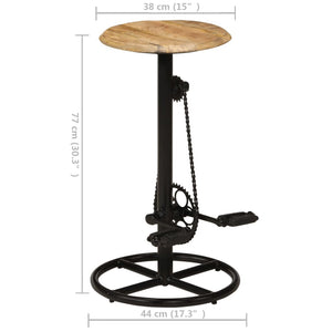vidaXL Bar Stools 2 pcs. Solid Mango Wood