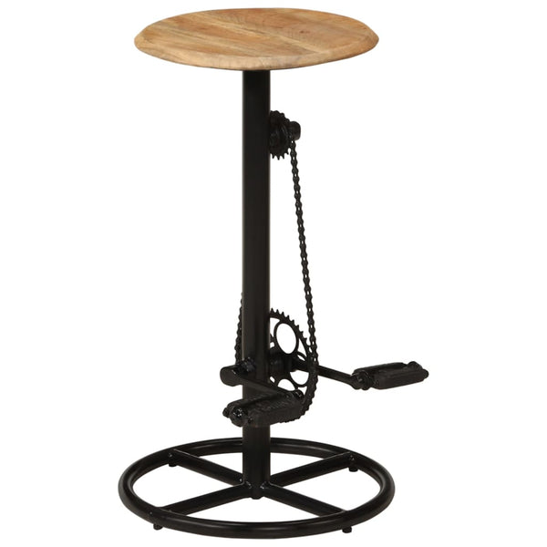 vidaXL Bar Stools 2 pcs. Solid Mango Wood