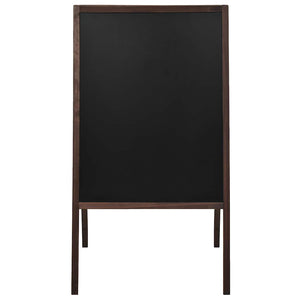 vidaXL Table Sandwich Board Double-Sided Cedar Wood Freestanding 60×80cm