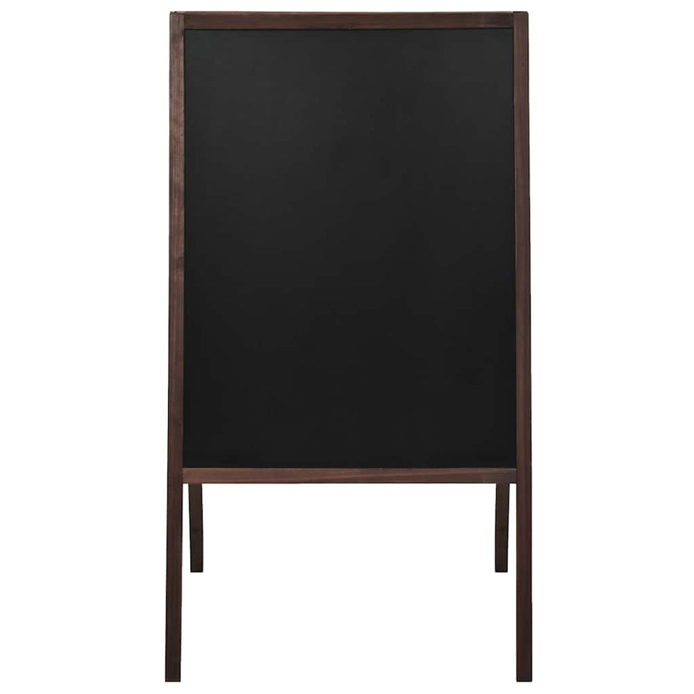 vidaXL Table Sandwich Board Double-Sided Cedar Wood Freestanding 60×80cm