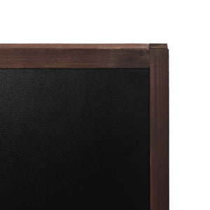 vidaXL Table Sandwich Board Double-Sided Cedar Wood Freestanding 60×80cm