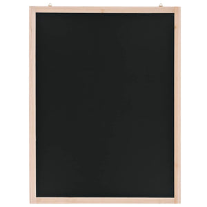 vidaXL Cedar Wood Chalkboard 60x80 cm