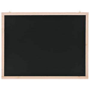 vidaXL Cedar Wood Chalkboard 60x80 cm