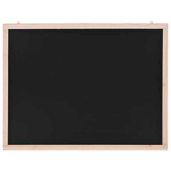 vidaXL Cedar Wood Chalkboard 60x80 cm